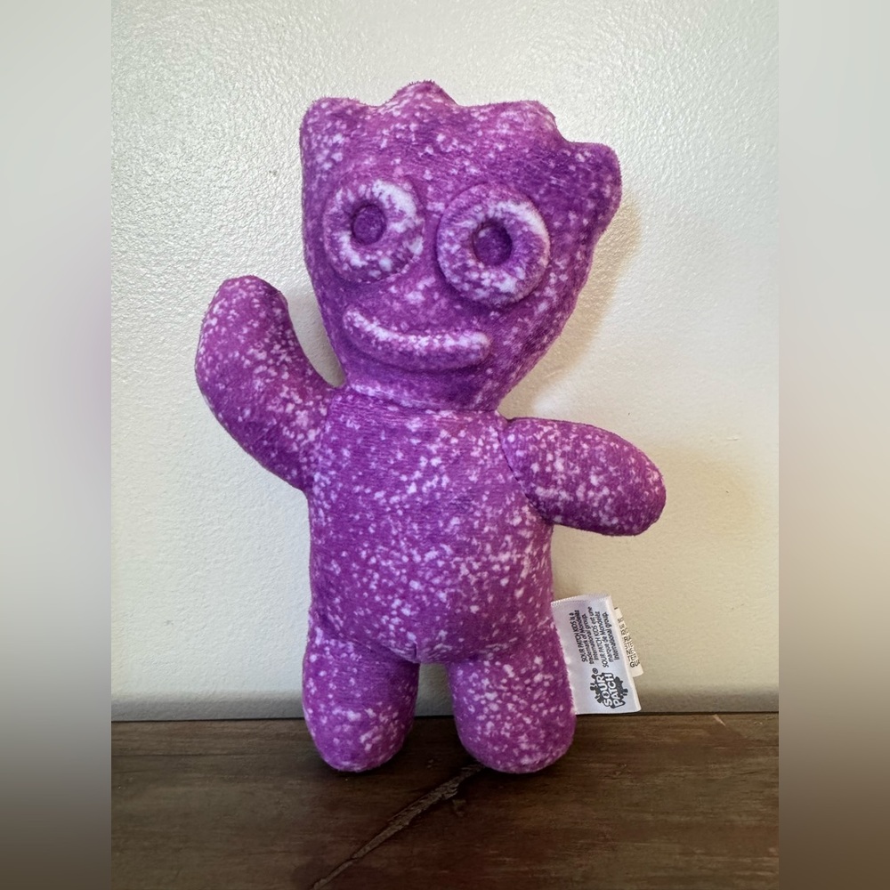 iscream Sour Patch Kids 8” purple plushie stuffed animal kids baby girl toy‎